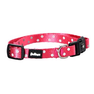 COLLAR ANIMAL PRINT T-M FUCSIA